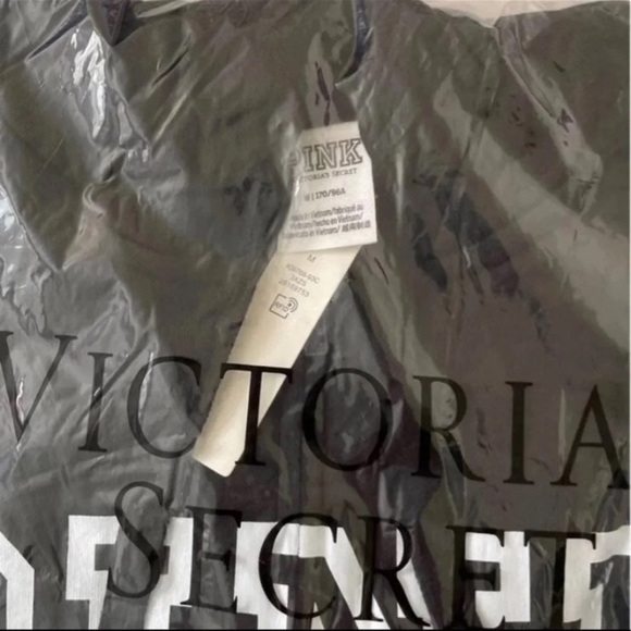 Victoria’s Secret PINK Everyday Lounge Quarter Zip Black Hoodie Pullover, Medium - Picture 5 of 8